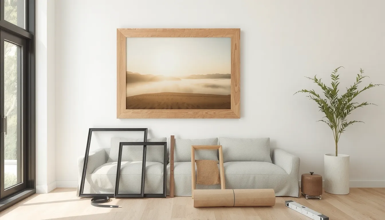 cadre photo grand format