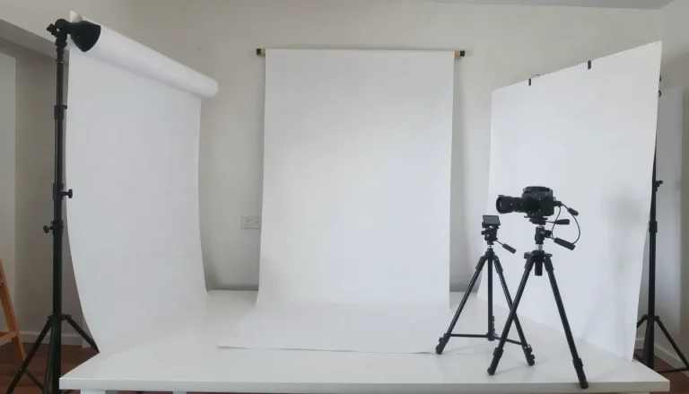 Fond blanc pour photo : matières, outils IA et réglages pour un résultat parfait